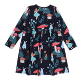 Langarm Kleid aus Baumwolle (Bio)